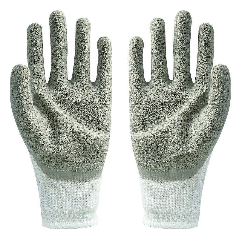 Work Gloves Manufacturer - FURUNDA FRDL1114 Latex Coated 10/13 Gauge Wear-Resistant Non-Slip Elastic Cuff
