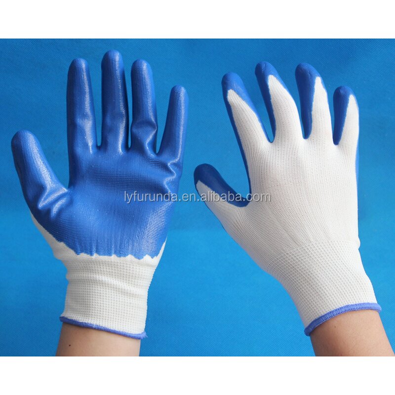 Work Protection Gloves Manufacturer - Wear-resistant and Waterproof All Hung with Rubber Impregnated