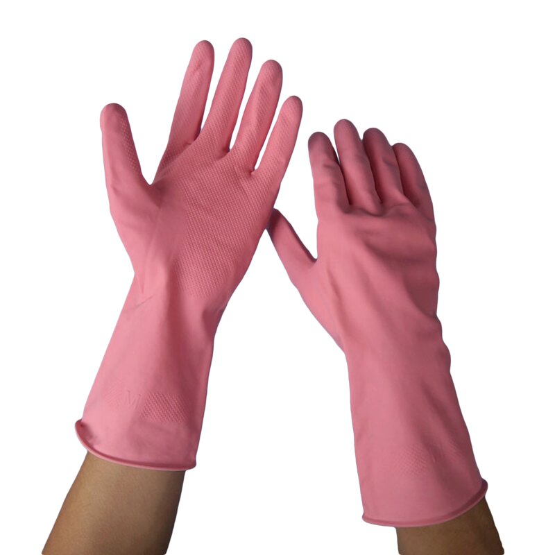 Industrial Gloves Manufacturer - Sunflower Black Waterproof Rubber Top Quality Dish Washing Household Full Sleeve Long
