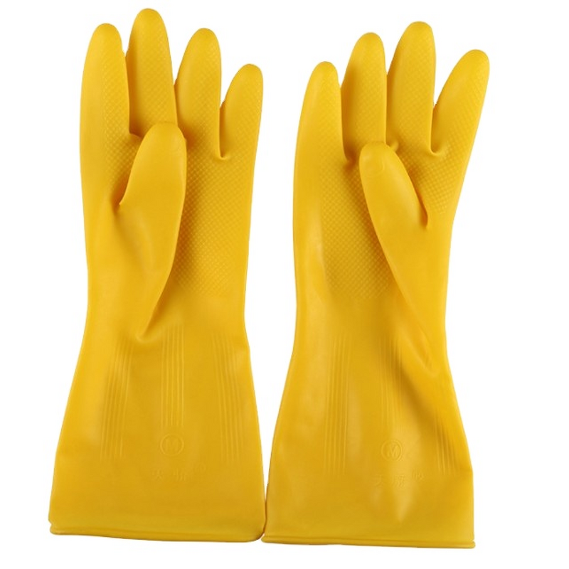 Household Gloves Manufacturer - Cheap Latex Anti-Slip Durable 30cm Multi-color S/M/L Abrasion Tear Resistant Cleaning