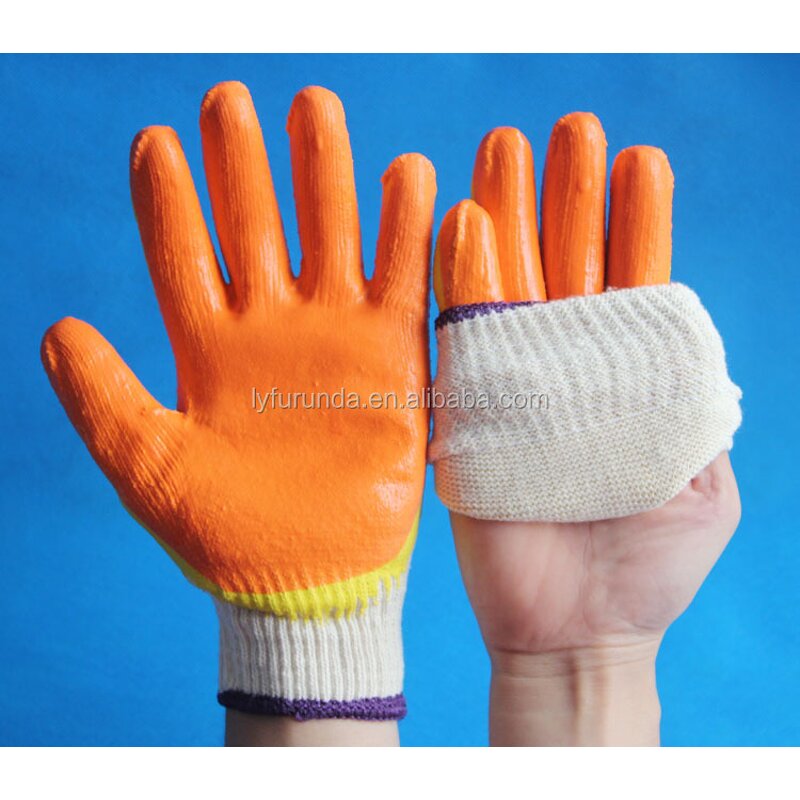 Work Protection Gloves Manufacturer - Wear-resistant and Waterproof All Hung with Rubber Impregnated