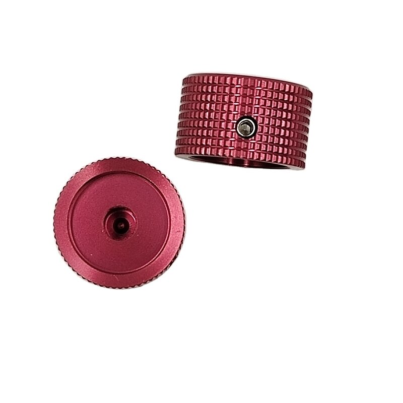 Potentiometer Knob - Manufacturer - 15*25mm Red Aluminum Alloy 6mm Shaft