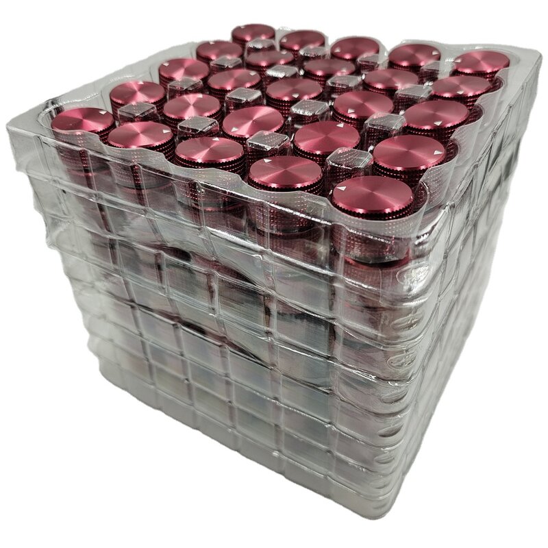 Potentiometer Knob - Manufacturer - 15*25mm Red Aluminum Alloy 6mm Shaft