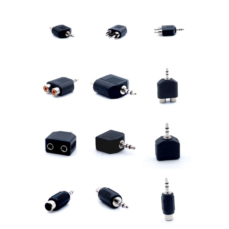 Audio Jack Adapter - Manufacturer - 6.35mm 1/4" Male to Male Gold Plated