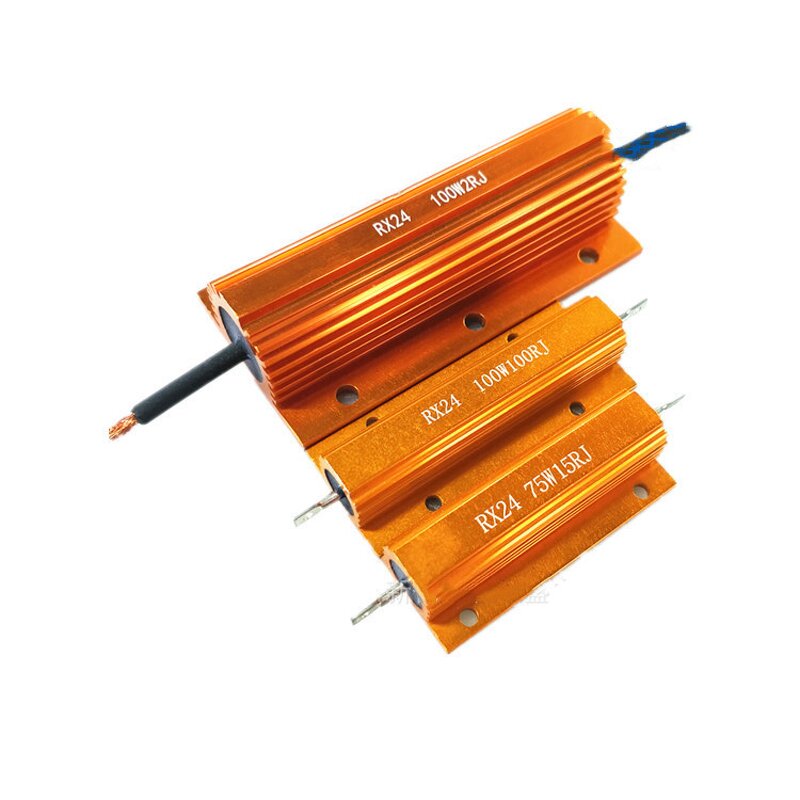 Aluminum Resistor - Manufacturer - 2021 RX24 200W 50ohm Gold Non-inductive