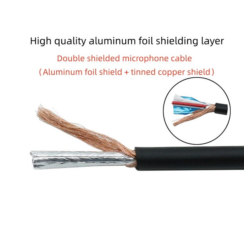 Microphone Cable - Manufacturer - 100m Bulk 2 Core Double Shielding Low Impedance