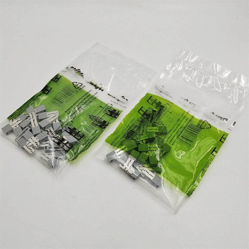 Terminal Block - Manufacturer - Wagos 280-402 Jumper Insulated Gray Rail Mounted