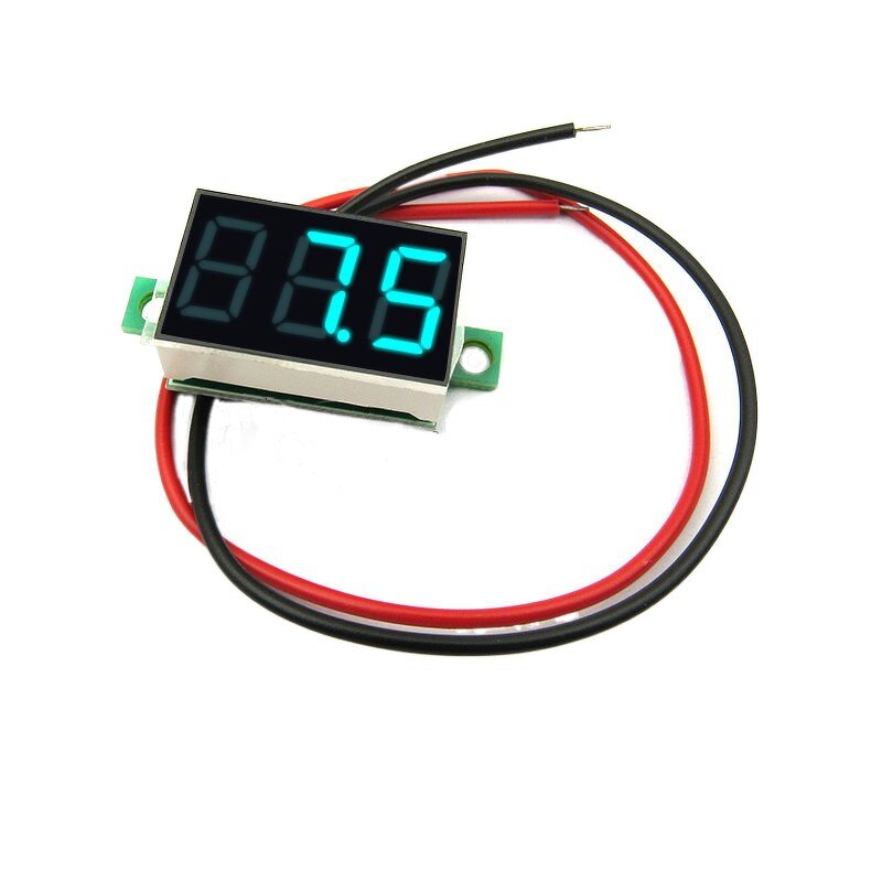 Digital Voltmeter - Manufacturer - 0.28" 2 Wires Yellow LED 2.4-32V Mini