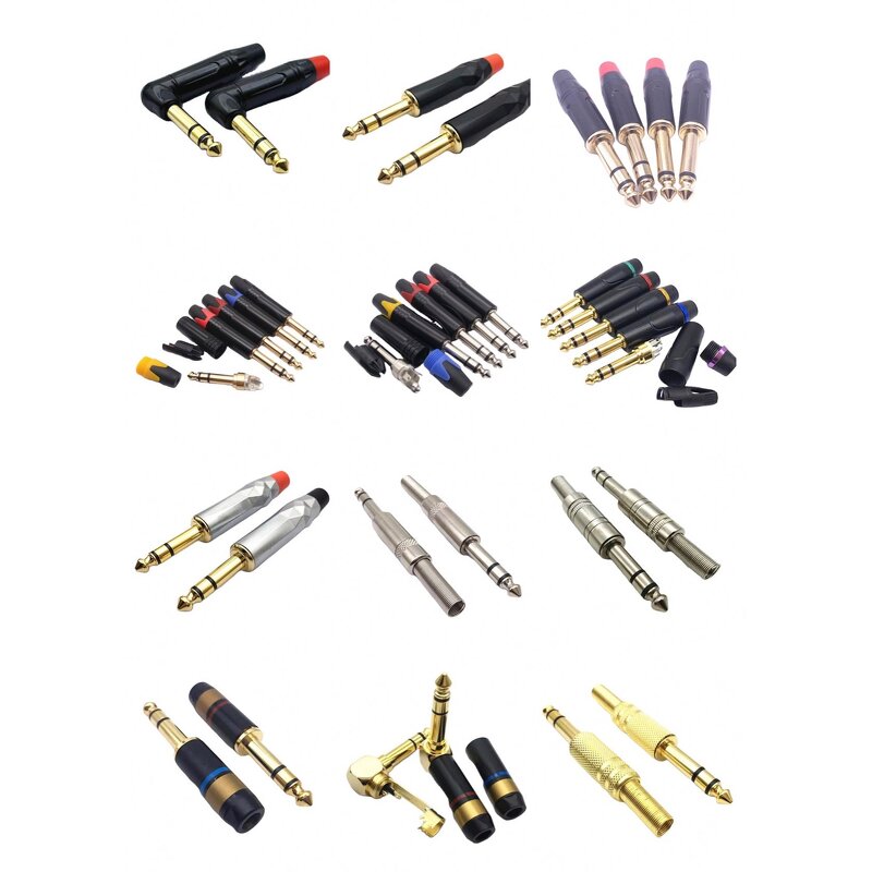 RCA Connector - Manufacturer - 6.35mm Male Female Copper Gold Plated AV Adapter