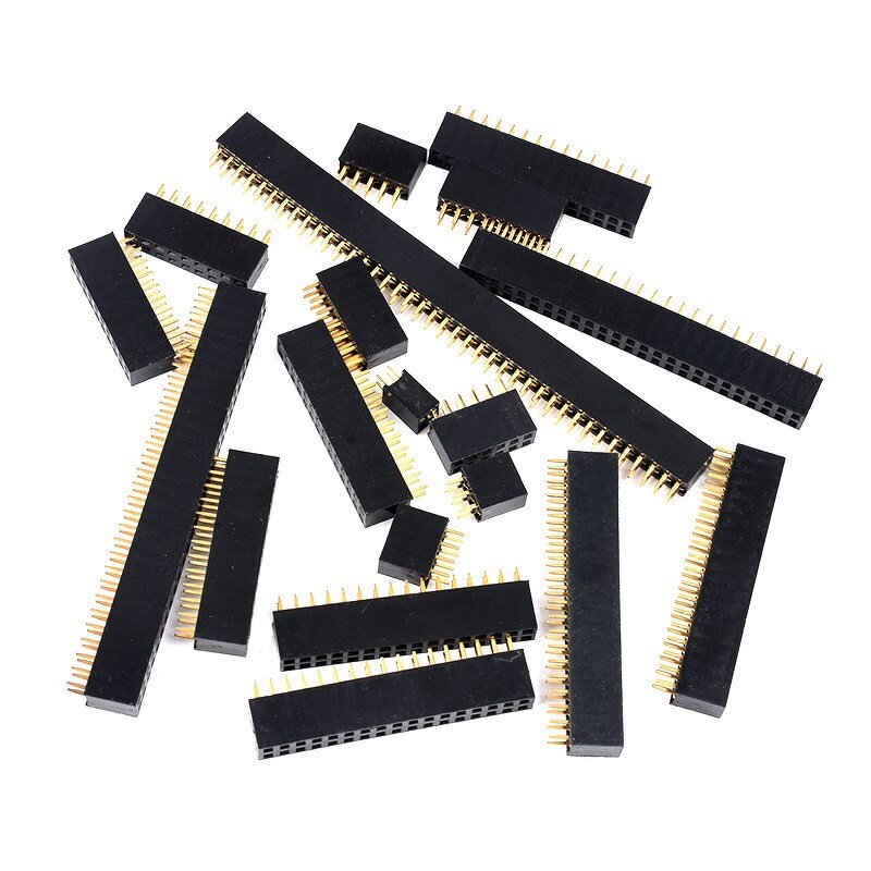 Pin Header - Manufacturer - 2.54mm 40 Pins Straight Single Row PCB Breakaway