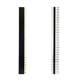 Pin Header - Manufacturer - 2.54mm 40 Pins Straight Single Row PCB Breakaway