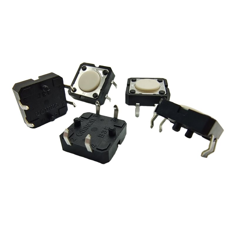 Tact Switch - Manufacturer - Round White SPST Touch 4pin SMD