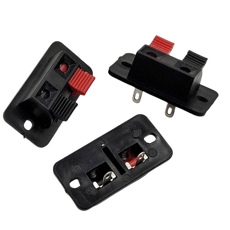Speaker Wire Clip - Manufacturer - WP2-4 2 Pin 38*19mm Spring Loaded