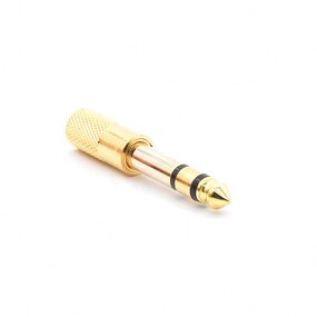 Audio Adapter Converter - Manufacturer - 6.35mm 1/4" Male to 3.5mm 1/8" Jack