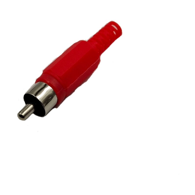 RCA Connector - Manufacturer - Audio Video AV Solder Red Plastic Handle