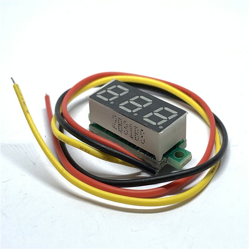 Digital Voltmeter - Manufacturer - 0.28" Three-Line Red 0-100V Mini Display