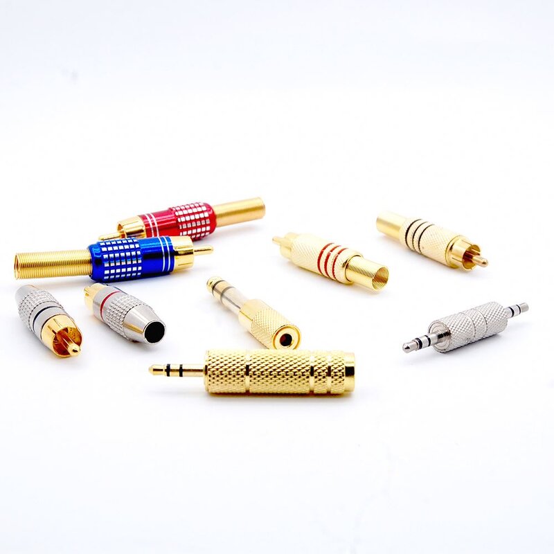 Audio Adapter - Manufacturer - 6.35mm to 3.5mm Female to Male Speaker Connector