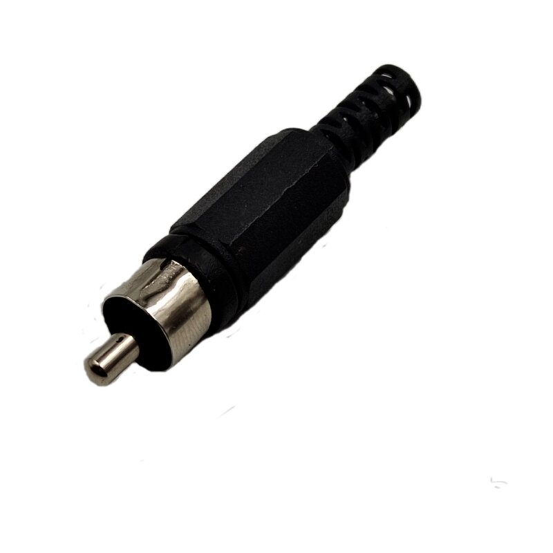 RCA Connector - Manufacturer - Audio Video AV Solder Black Plastic Handle
