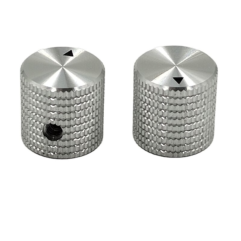 Potentiometer Knob - Manufacturer - 17*17mm Silver Aluminum 6mm Universal