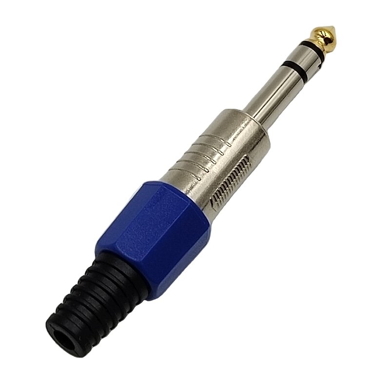 TRS Audio Plug Connector - Manufacturer - 6.35mm 1/4 Stereo Copper Tip Male