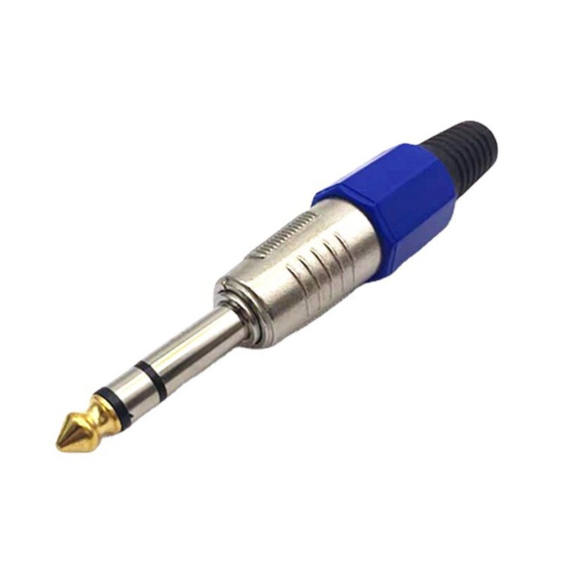 TRS Audio Plug Connector - Manufacturer - 6.35mm 1/4 Stereo Copper Tip Male