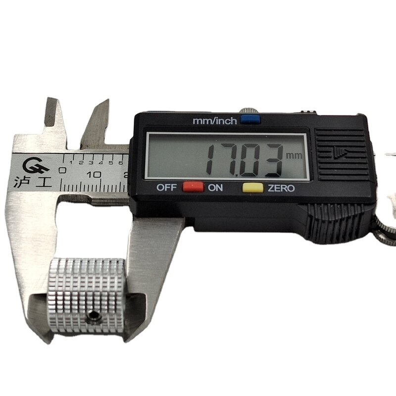 Potentiometer Knob - Manufacturer - 17*17mm Silver Aluminum 6mm Universal