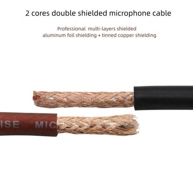 Microphone Cable - Manufacturer - 100m Bulk 2 Core Double Shielding Low Impedance