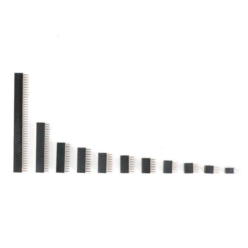 Pin Header - Manufacturer - 2.54mm 40 Pins Straight Single Row PCB Breakaway