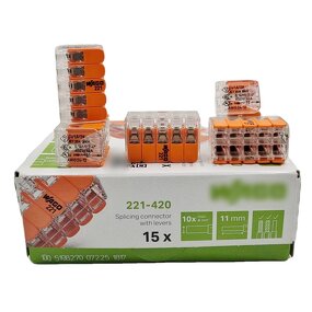 WAGO Quick Connector - Manufacturer - 221-420 10 Ports 4mm2 All Conductors