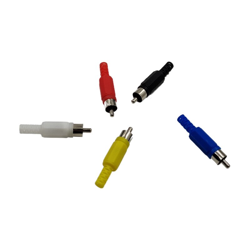 RCA Connector - Manufacturer - Audio Video AV Solder Black Plastic Handle