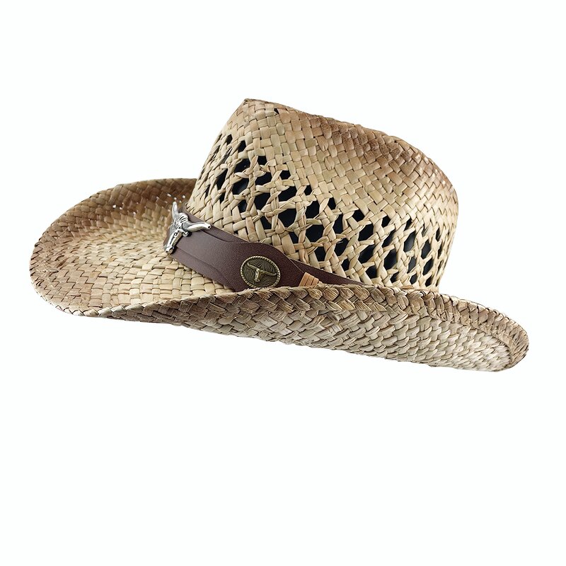 Hatband - Manufacturer - Punk Handwoven Fedora Cowboy Panama Band Western Jewelry