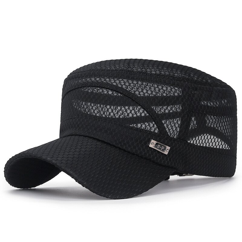 Cadet Cap - Manufacturer - Sport Mesh Men Breathable Outdoor Cycling Adjustable Cap