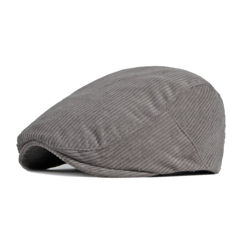 Baker Boy Cap - Manufacturer - Simple Plain Cotton Corduroy Warm Newsboy Beret for Party