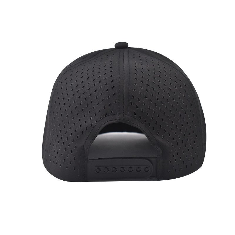 Snapback Cap - Manufacturer - Custom Logo Flat Bill Laser Hole Waterproof Quick Dry Cap
