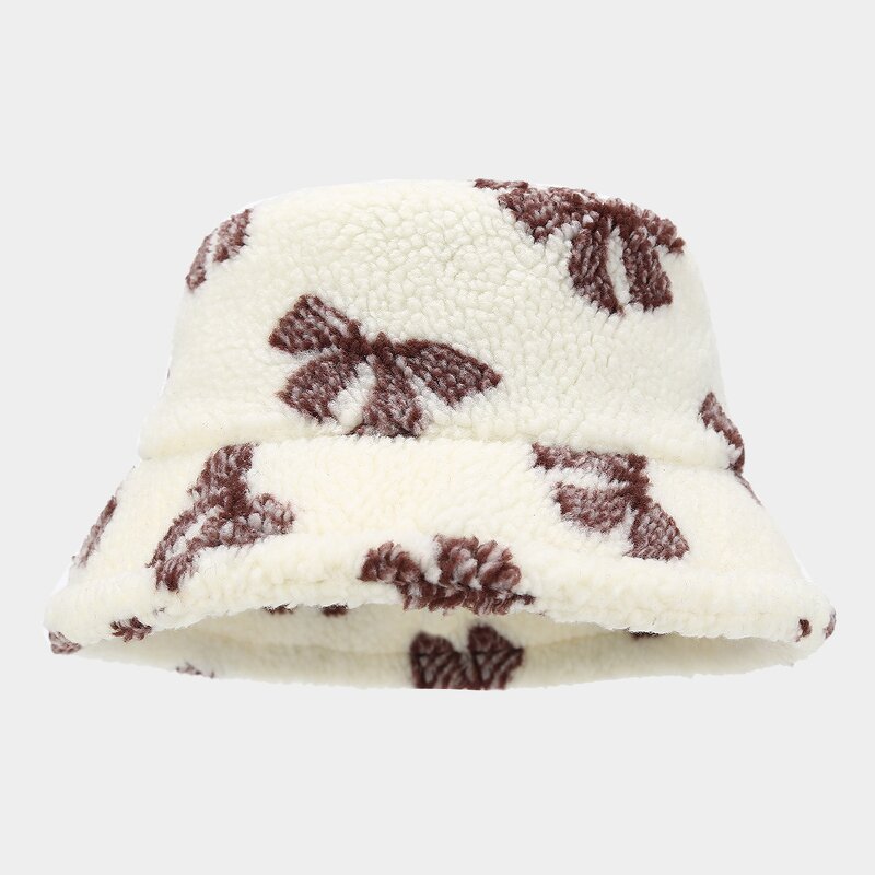 Bucket Hat - Manufacturer - Fluffy Faux Fur Winter Warm Travel Sports Ski Cap