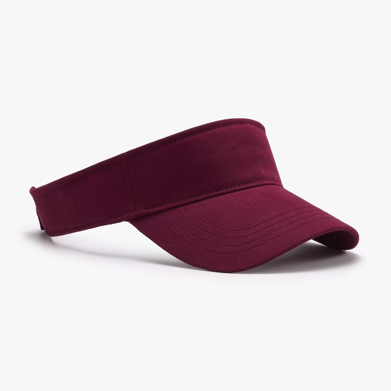 Sun Visor - Manufacturer - Comfort Fit Adjustable Open Top Sport Sun Cap