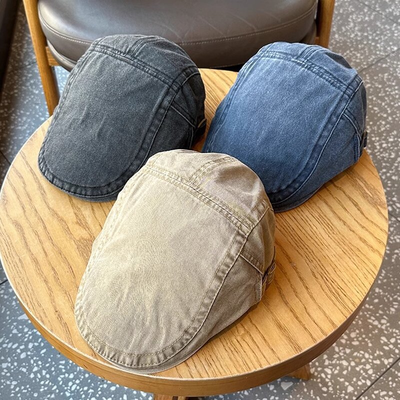 Dad Cap - Manufacturer - Unisex Cotton Denim Newsboy Ivy Gatsby Beret Casual Hat