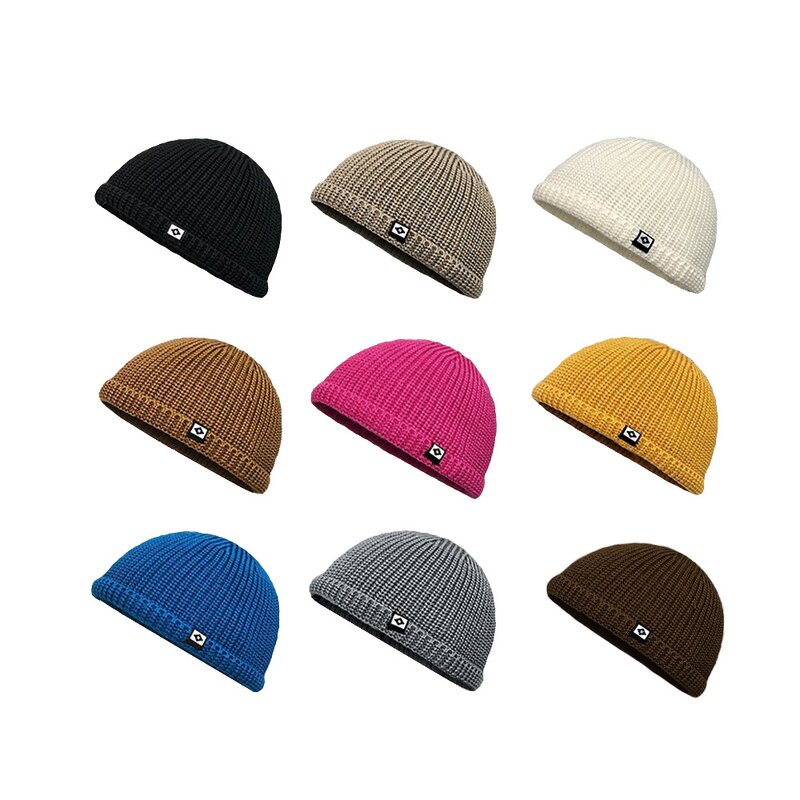 Fisherman Beanie - Manufacturer - Unisex Elastic Knit Lightweight Cuffed Dock Cap