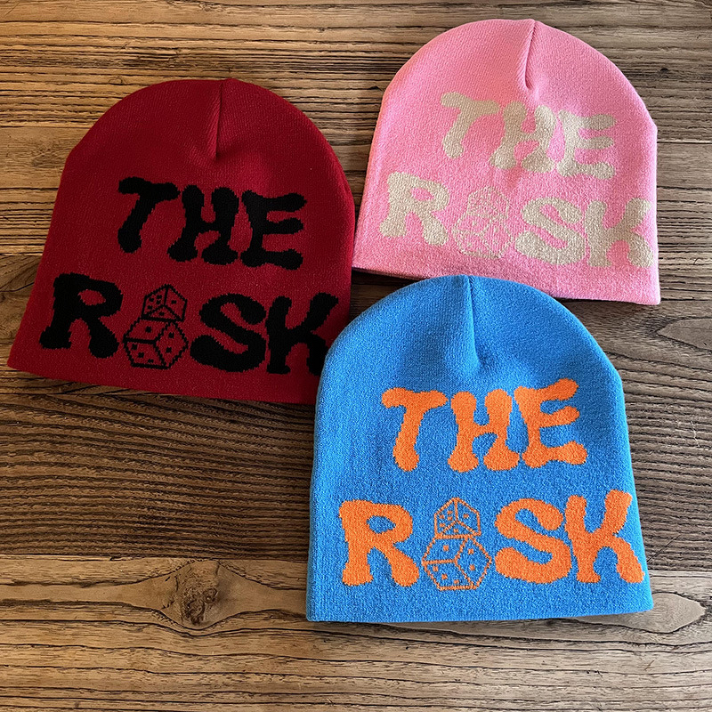 Knitted Hat - Manufacturer - Winter Outdoor Windproof Running Ski Knitted Letter Jacquard Hat