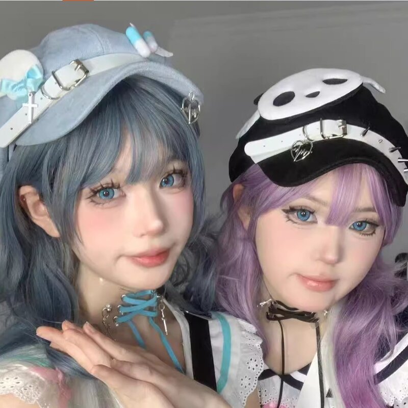 Newsboy Cap - Manufacturer - Y2K Cosplay Party Warm Baker Girl Visor Flat Cap