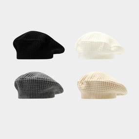 Beanie Hat - Manufacturer - Fashion Knit Stripe Slouchy Warm Beret for Women Outdoor