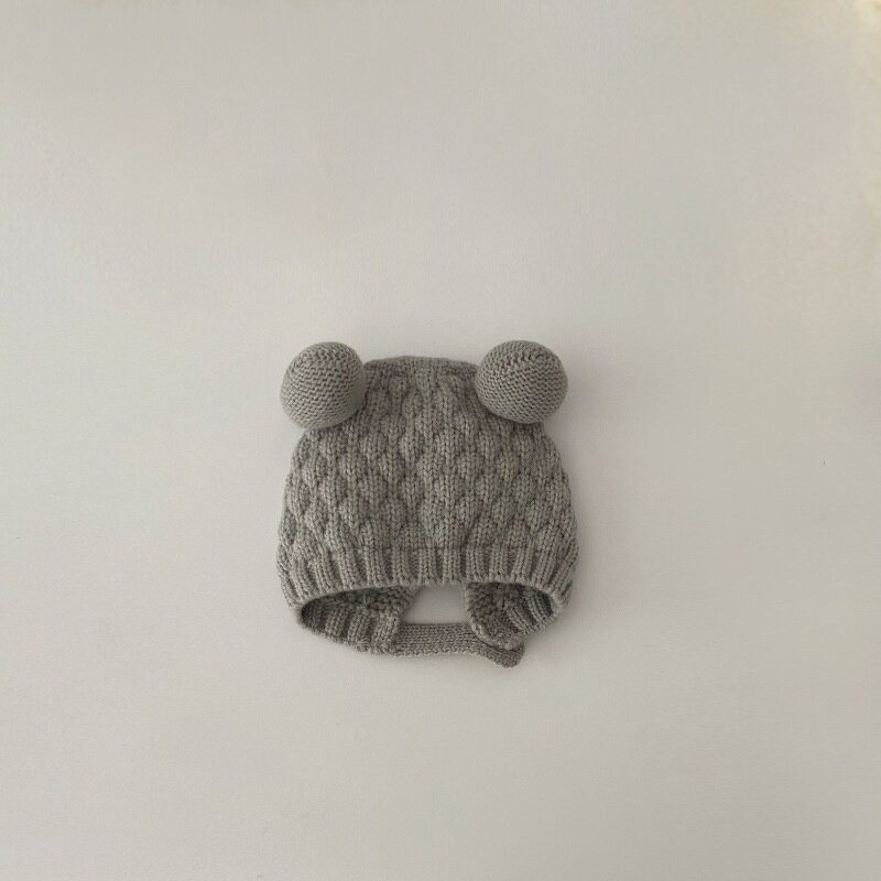 Beanie Hat - Manufacturer - Winter Newborn Baby Girls Bear Design Customizable Logo Hat