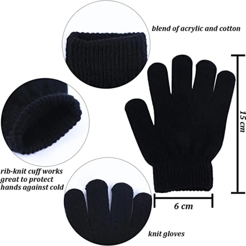 Gloves - Manufacturer - Children Winter Magic Stretch Warm Ski Knit Gloves