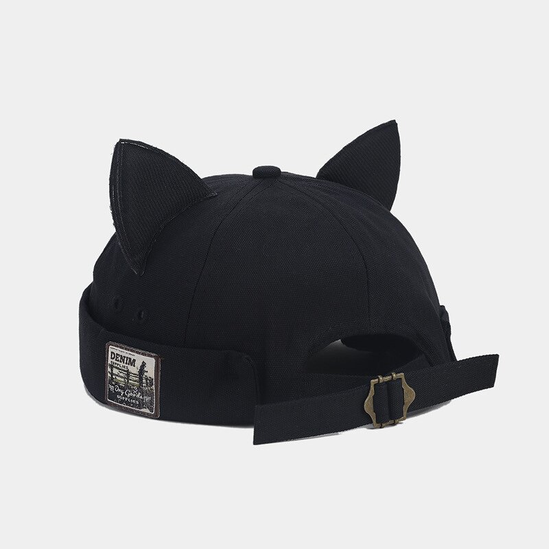 Docker Cap - Manufacturer - Cat Ear Brimless Skull Cap Worker Sailor Retro Hat