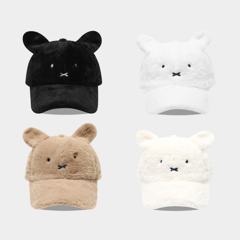 Baseball Cap - Manufacturer - Rabbit-proof Cute Soft Fluffy Winter Outdoor Adjustable Hat