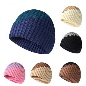 Beanie Hat - Manufacturer - Custom Knitted Embroidery Plaid Personalized Logo Winter Hat