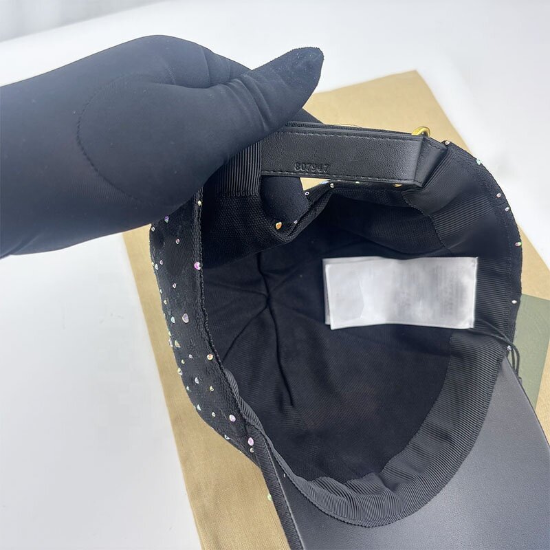 Baseball Cap - Manufacturer - Fully Rhinestone Fashion Designer Party Jacquard Letter Hat