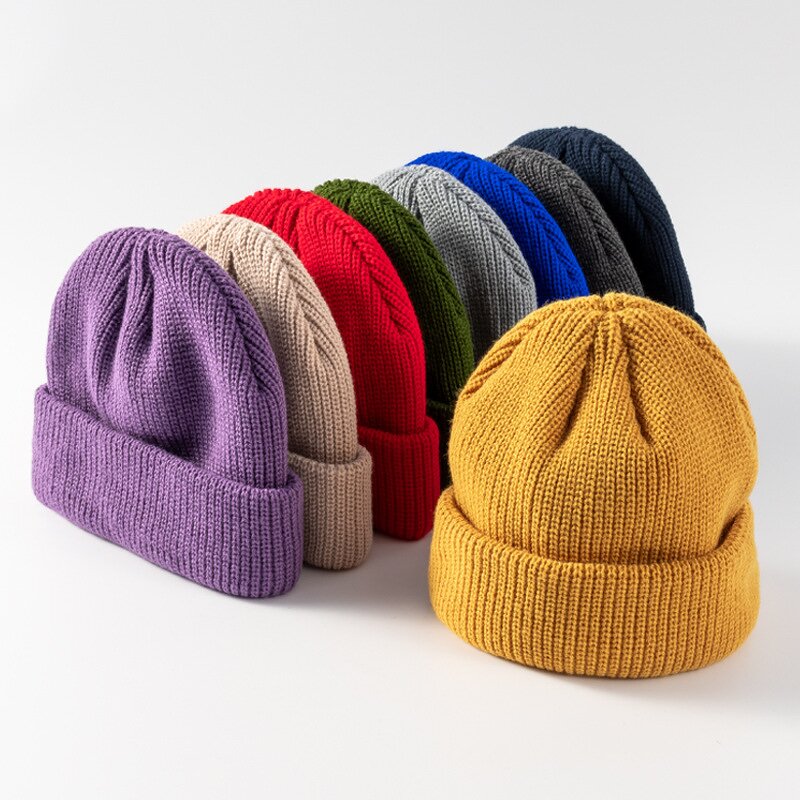 Beanie Hat - Manufacturer - Customizable Knit Toboggan Warm Brimless Cap with Embroidery & LOGO