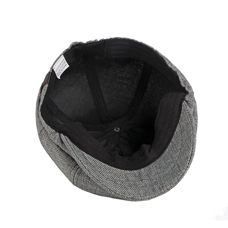 Newsboy Hat - Manufacturer - Classic Striped Irish Winter Flat Cap for Casual & Party Wear