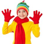knitted gloves